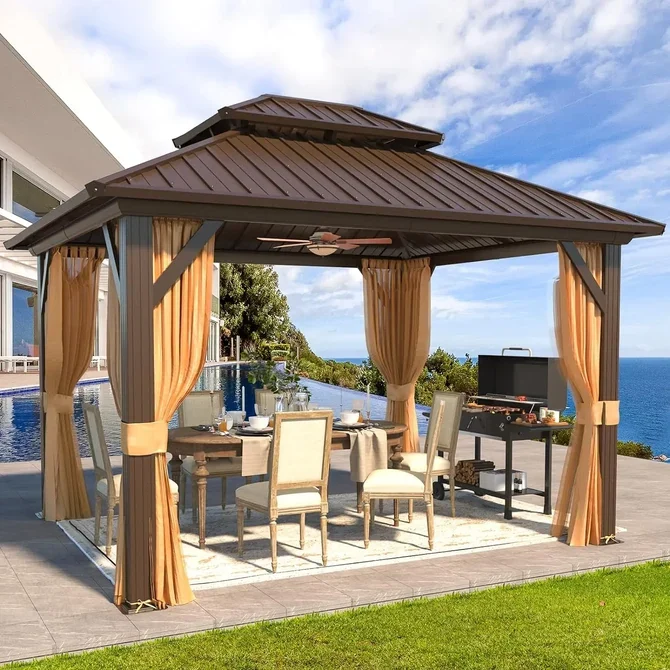EROMMY 10x12 Hardtop Gazebo