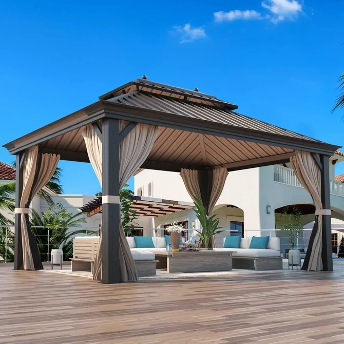 EROMMY 12x16 Hardtop Gazebo