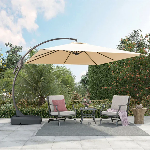 Grand Patio 10x10 FT Sunbrella Cantilever Umbrella
