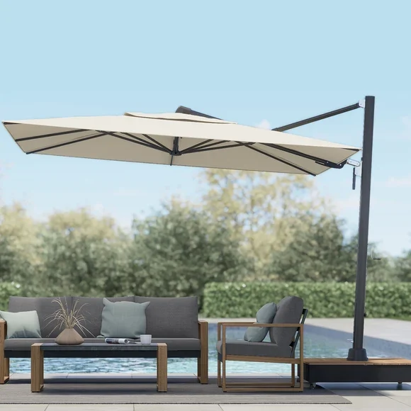 Grand Patio 10x13 Acrylic Cantilever Aluminum Umbrella
